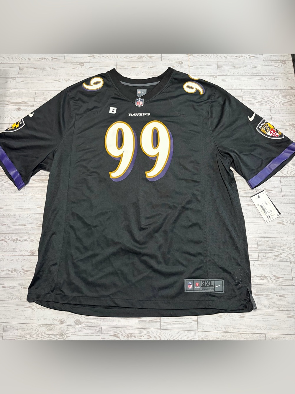 Nike Baltimore Ravens #99 Odafe Oweh Black Jersey